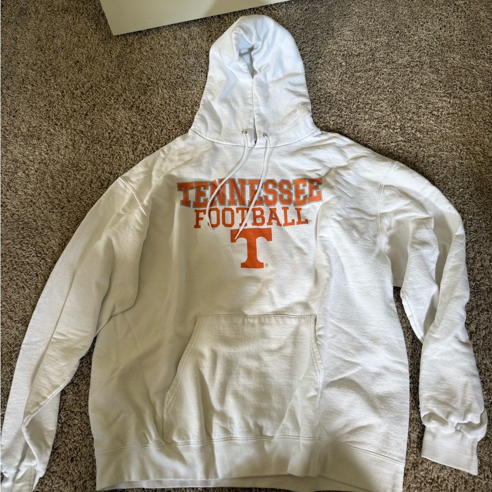 Tennessee Football White Hoodie Sweatshirt